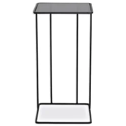 Square Black Camus Accent Table