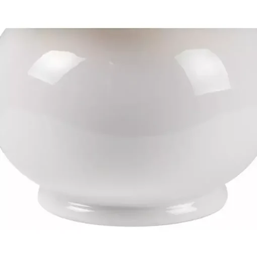Stella White Diminuta Table Lamp with Woven Shade