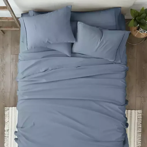 Stone Blue 4-pc. Twin Sheet Set