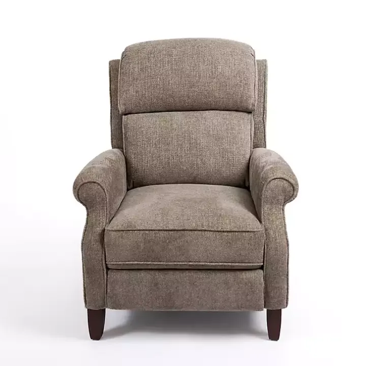 Stone Handwoven Upholstered Recliner