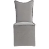 Stonewash Fringe Slipcover Dining Chairs, Set of 2