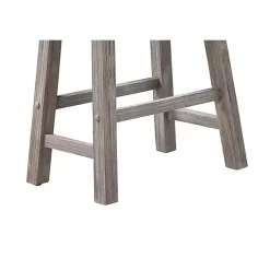 Storm Gray Sonoma Saddle Counter Stools, Set of 2