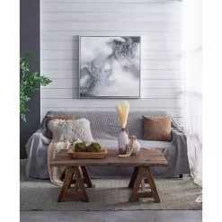Stormy Skies Framed Canvas Art Print