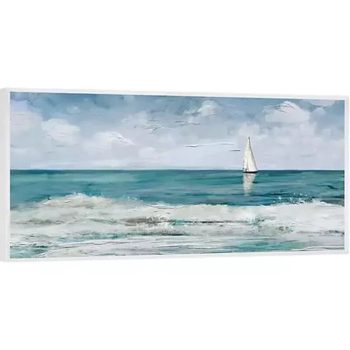 Summer Cay Panel Framed Canvas Art Print