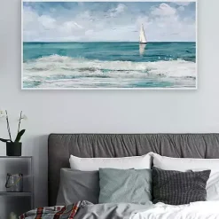Summer Cay Panel Framed Canvas Art Print