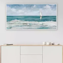 Summer Cay Panel Framed Canvas Art Print