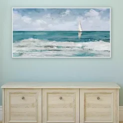 Summer Cay Panel Framed Canvas Art Print
