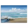 Sweeping Blue Canvas Art Print, 48x32 in.
