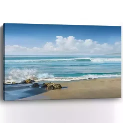 Sweeping Blue Canvas Art Print, 48x32 in.