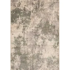 Tan and Black Abstract Livs Area Rug, 5x7