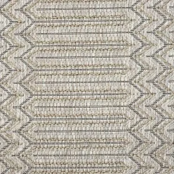 Tan Chevron Indoor/Outdoor Area Rug, 7x9