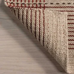 Tan Plaid Emily Henderson x RugsUSA Area Rug, 8x10