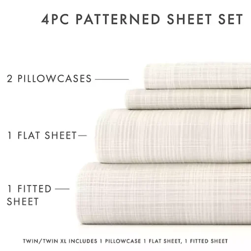 Tan Soft Thatch 3-pc. Twin Sheet Set
