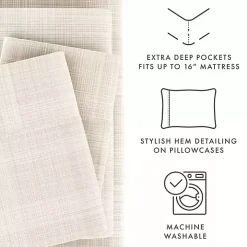 Tan Soft Thatch 3-pc. Twin Sheet Set
