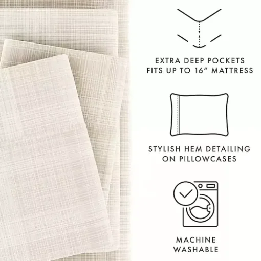Tan Soft Thatch 3-pc. Twin Sheet Set