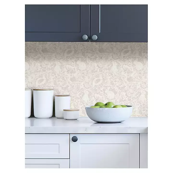 Tan Terrene Peel and Stick Wallpaper