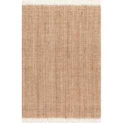 Tan Woven Reese Area Rug, 5x8