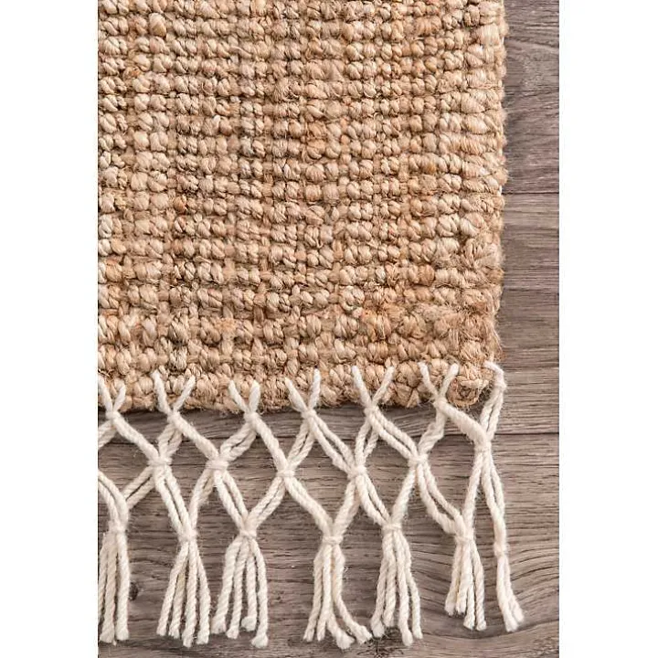 Tan Woven Reese Area Rug, 5x8