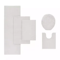 Taupe High Pile Marshmallow Bath Mat, 40 in.