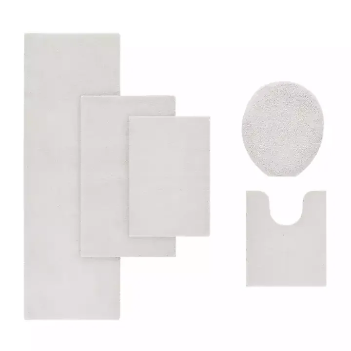 Taupe High Pile Marshmallow Bath Mat, 30 in.