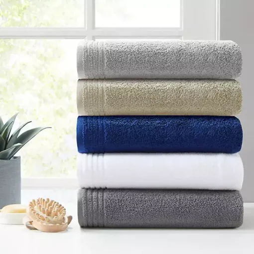 Taupe 12-pc. Cotton Quick Dry Bath Towel Set