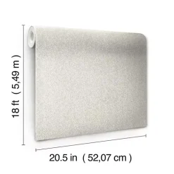 Taupe Textured Cross Woven Peel & Stick Wallpaper