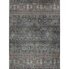 Teal and Ivory Grant Washable Area Rug, 5x7