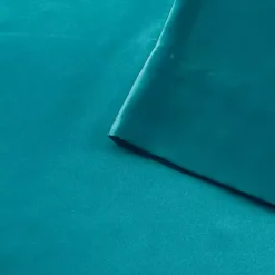 Teal Satin Standard 2-pc. Pillow Case Set