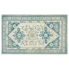 Teal Seraz Washable Area Rug, 3x5