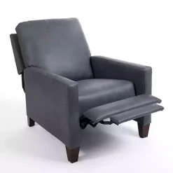 Teramo Steel Blue Recliner