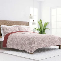 Terra Scalloped Reversible 2-pc. Twin Quilt Set
