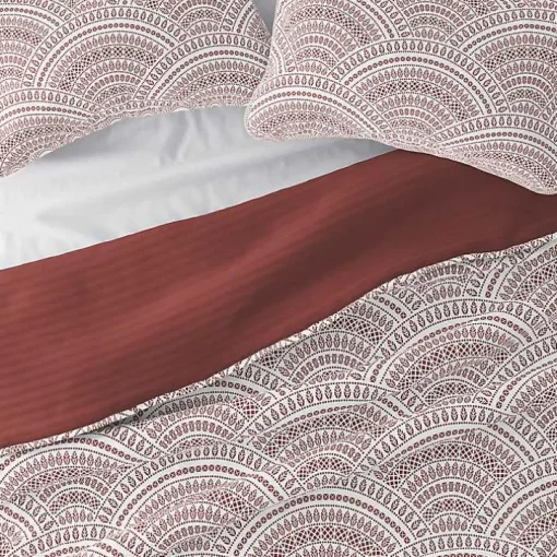 Terra Scalloped Reversible 3-pc. Queen Quilt Set