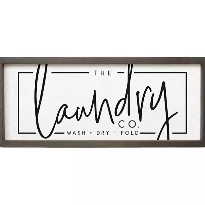 The Laundry Co. Wall Plaque