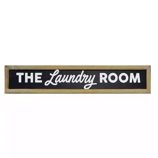 The Laundry Room Framed Wall Sign