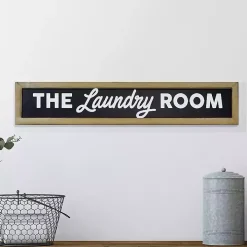 The Laundry Room Framed Wall Sign