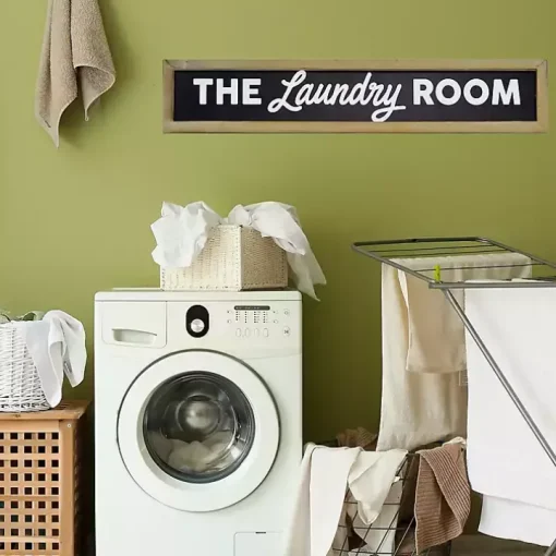 The Laundry Room Framed Wall Sign