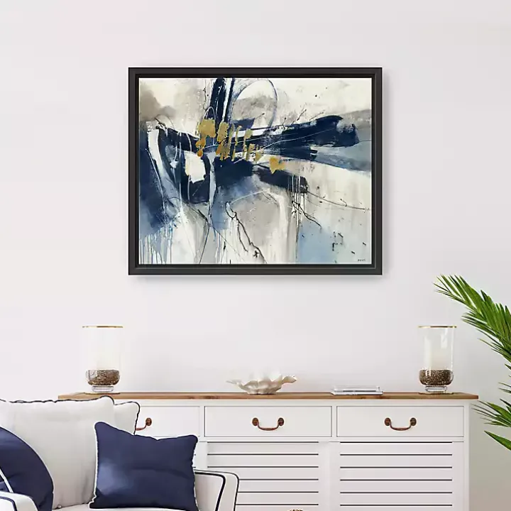 The Weaver Framed Canvas Art Print