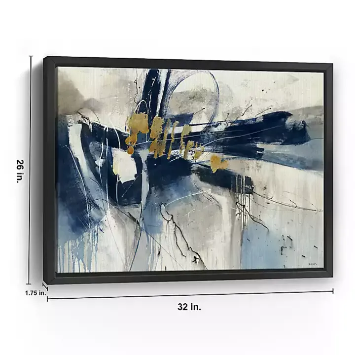 The Weaver Framed Canvas Art Print