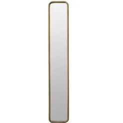 Thin Gold Metal Wall Mirror