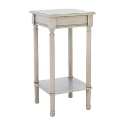 Tilley Beige Classic Square Accent Table