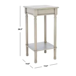 Tilley Beige Classic Square Accent Table