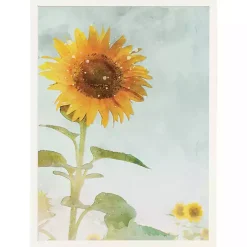 Towering Sunflower Framed Art Print
