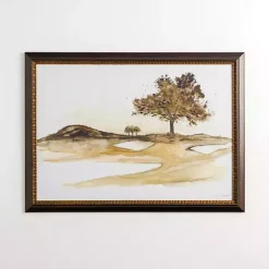 Tree Line Scene Framed Art Print
