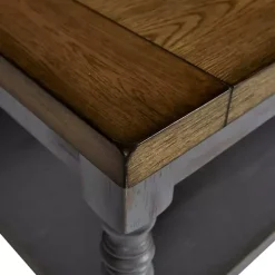 Two Tone Coffee Table and End Tables, Set of 3