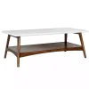 Two-Tone Ava Mid-Century Modern Coffee Table