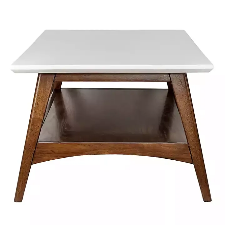 Two-Tone Ava Mid-Century Modern Coffee Table