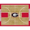 University of Georgia Courtside Area Rug, 4x6