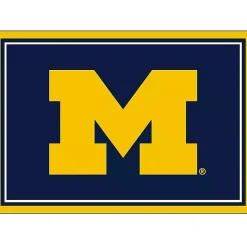 University of Michigan Area Rug, 3x4