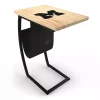 University of Michigan Wood C-Table