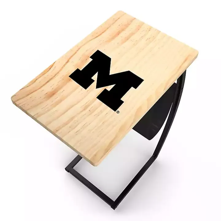 University of Michigan Wood C-Table